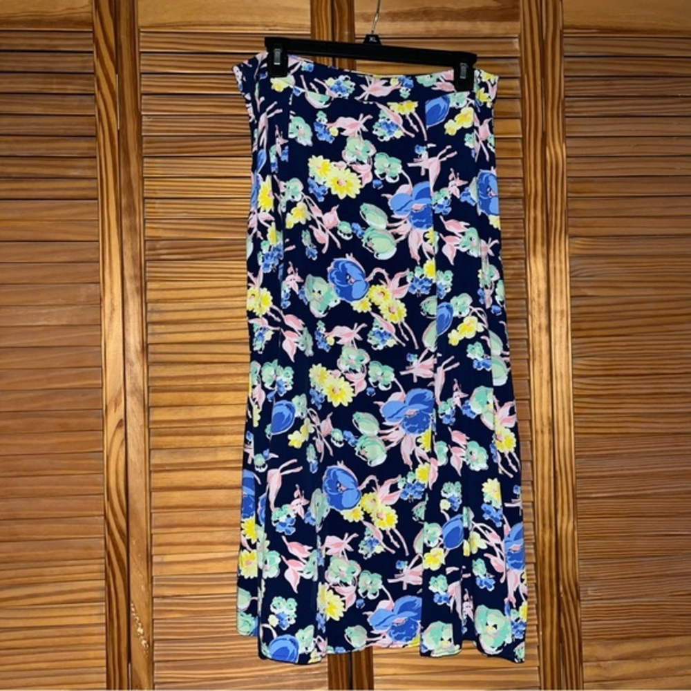 Talbots Lightweight Floral Tulip Skirt‎ Size 10